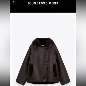 Zara Double Faced Jacket